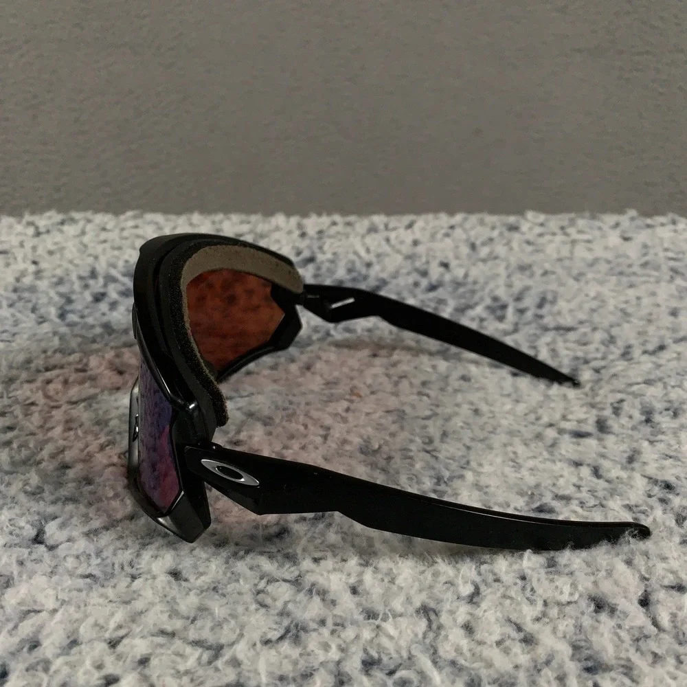 Oakley Wind Jacket 2.0 Sunglasses Unisex OS Black Prizm Snow Sapphire Shield New